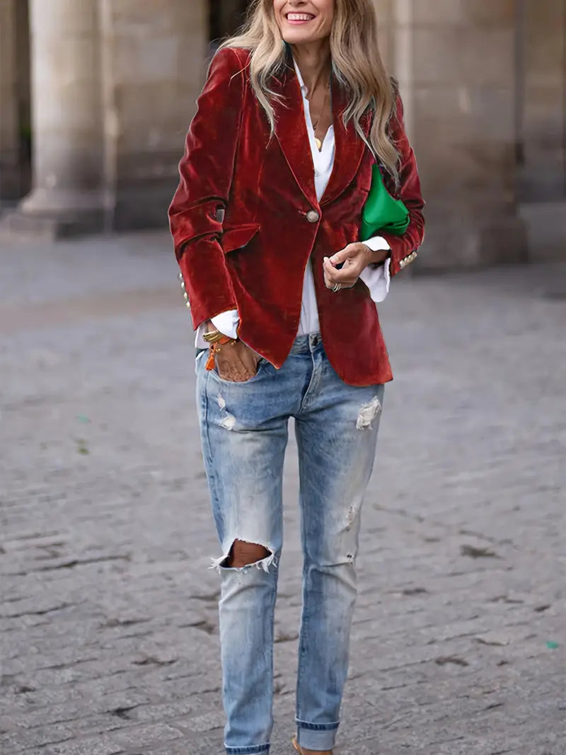 Juley | Elegante Samtjacke