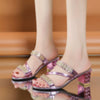 Verra | Glamouröse High-Heel Sandalen mit Schmucksteinen