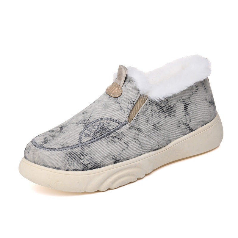 Sivia | Weiche Damen-Mokassins aus Leder und Fell