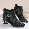 Hailey | modische Damen-Schuhe, luftiges Mesh mit Kristallverzierung.