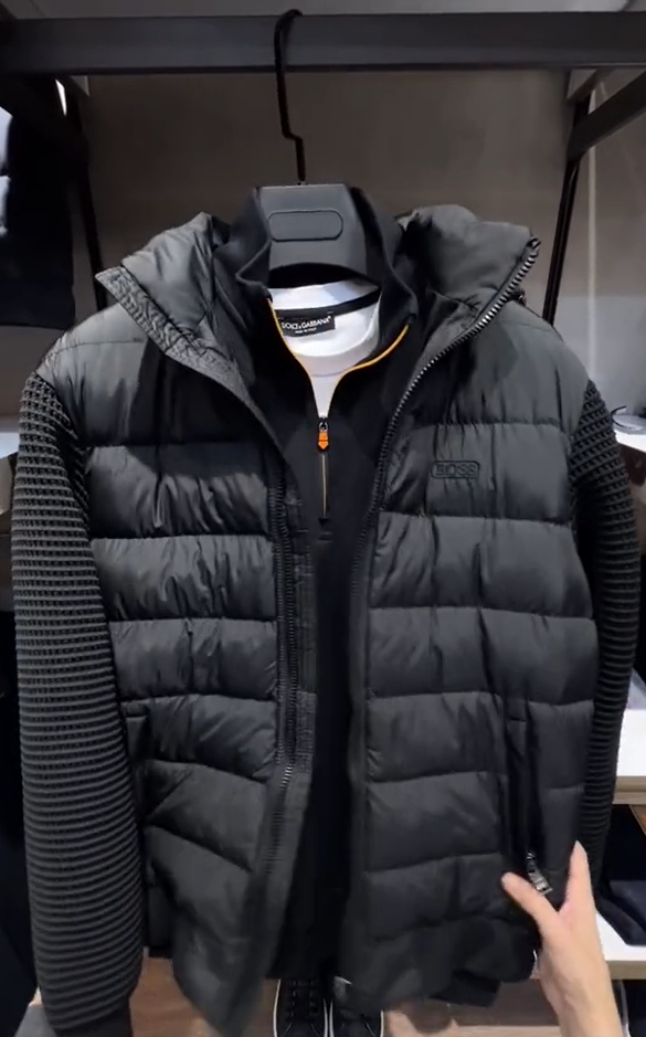 Phea | Klassische Patchwork-Daunenjacke