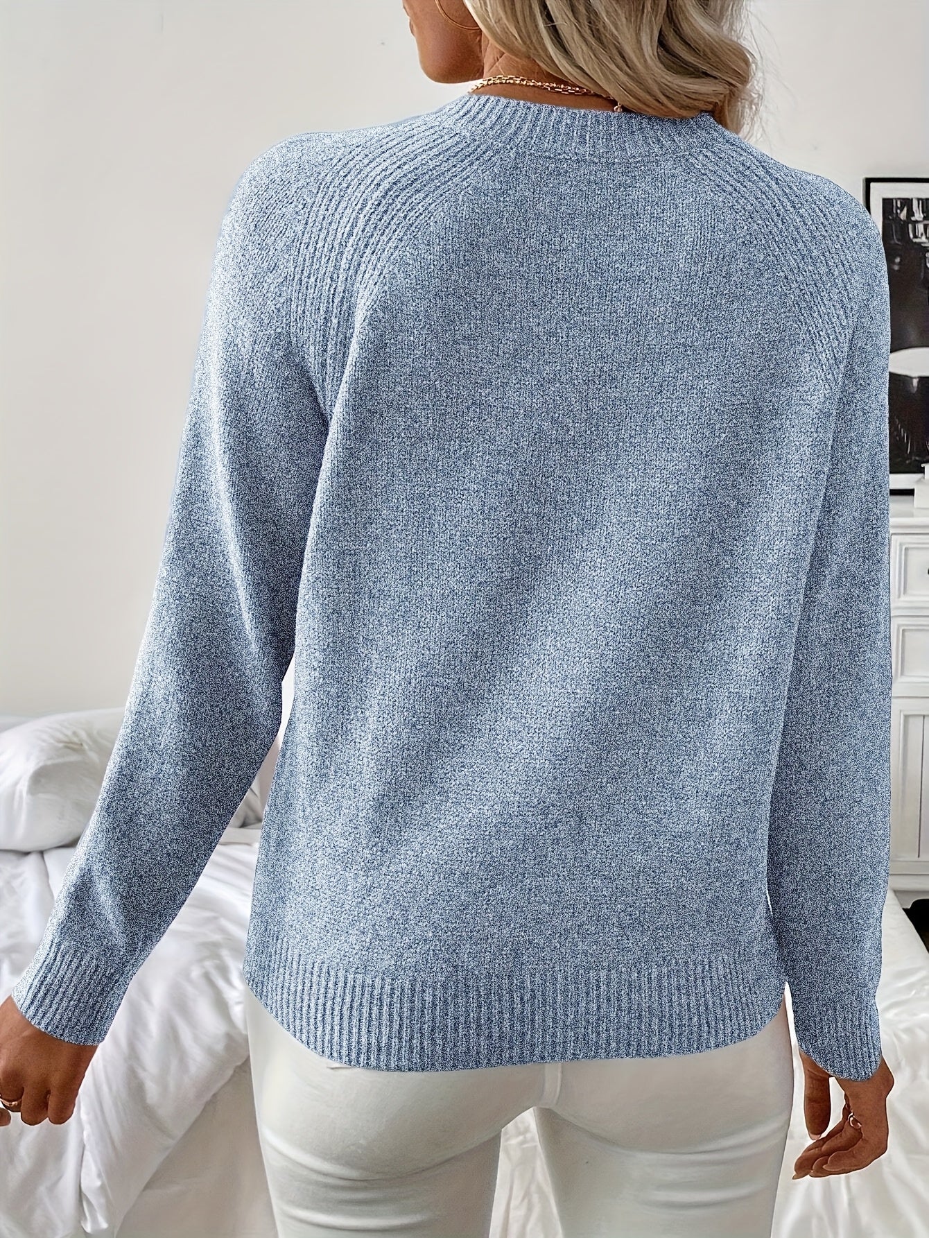 Luvey | Strickpullover mit Perlen