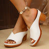 Lianna | Elegante orthopädische Sandalen mit Blockabsatz