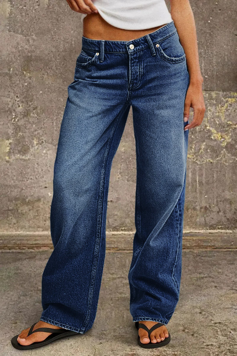 Rosalina | Damen Straight-Leg Jeans