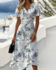 Lanni | Elegantes Kleid mit botanischem Print