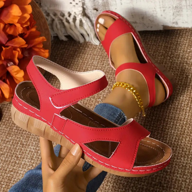 Jheana | Minimalistische Sandalen aus Kunstleder