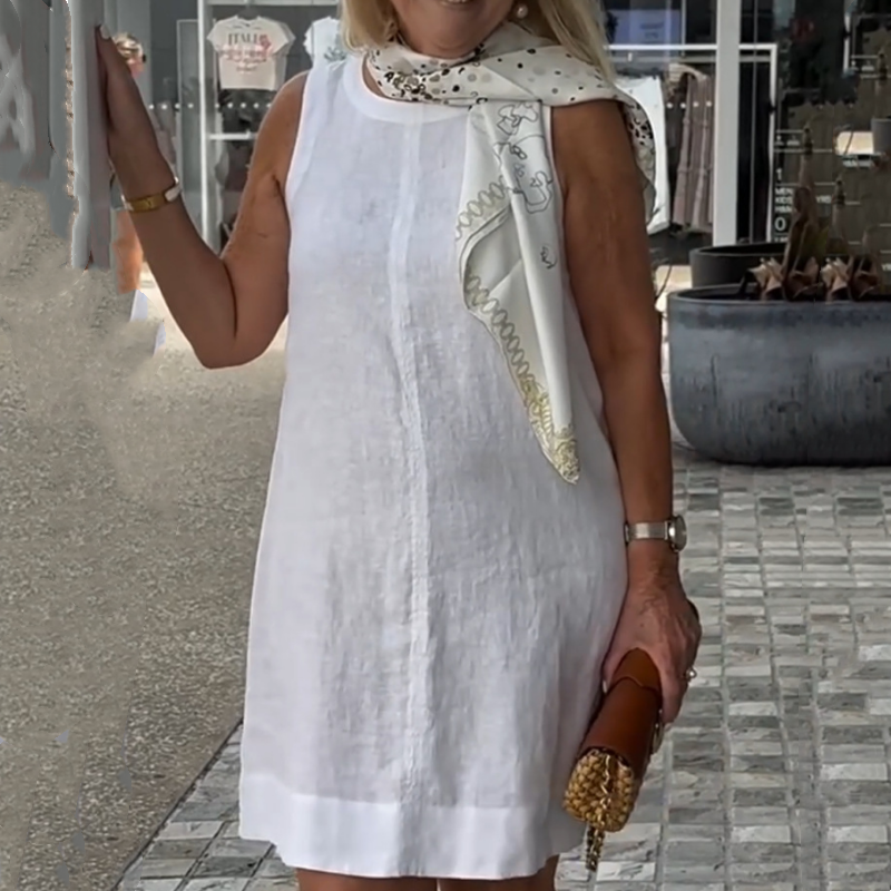 Amie | Luftiges Sommerkleid mit Rundhalsausschnitt