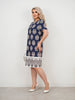 Emilia | elegantes Damenkleid mit Bohemian-Print