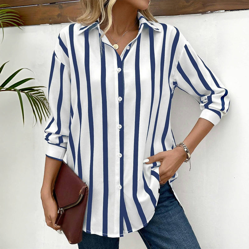 Angelica™ | Stylische Bluse mit trendigen Streifen