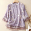 Nerry | Elegante Bluse mit zarten Stickdetails