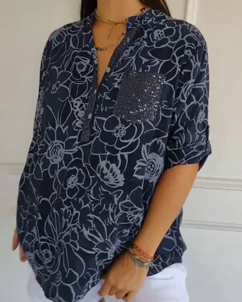 Narrisa | Bequeme Bluse mit floralen Mustern