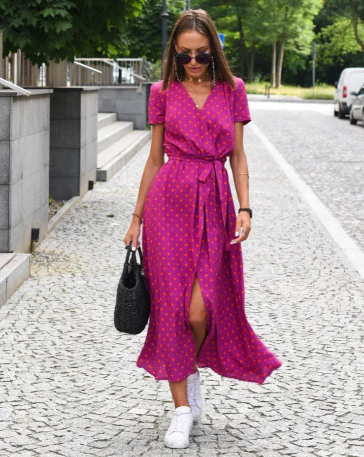 Vaniza | Elegantes Kleid mit Blütenmuster