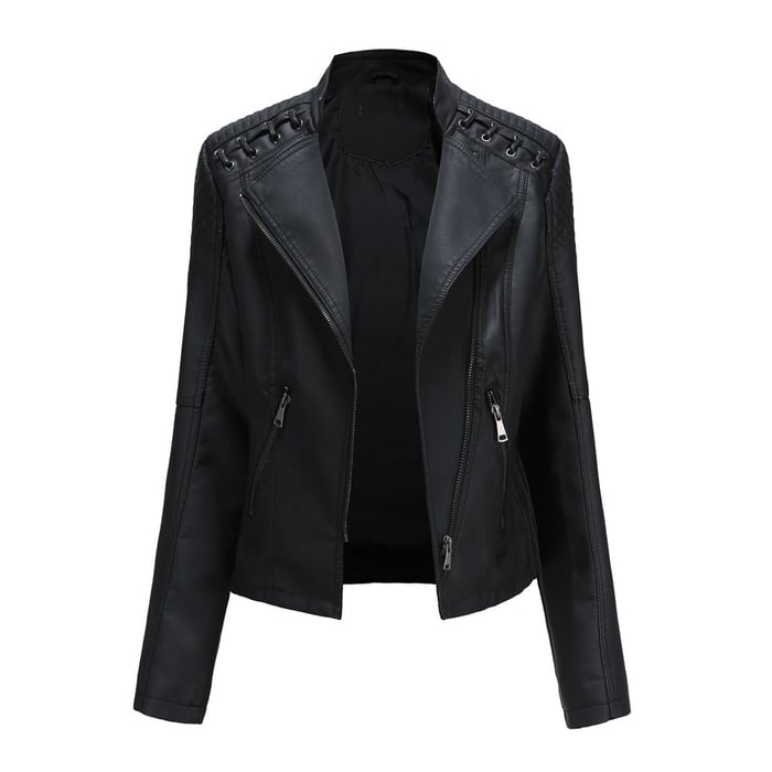 Clarisa | Gewaschene Lammfell-Lederjacke