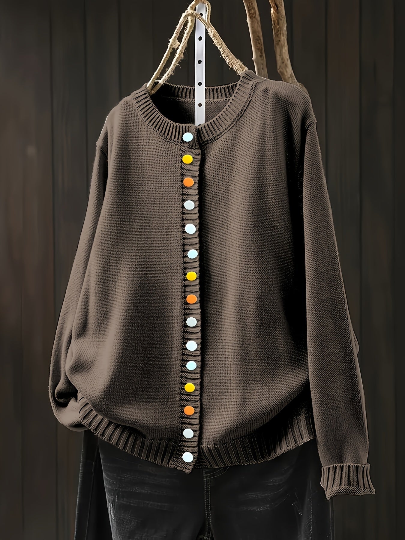 Ruvey | Bequeme Strickjacke
