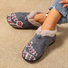 Arya | Warme, weiche Schuhe für Damen mit zartem Blumenprint