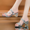 Verra | Glamouröse High-Heel Sandalen mit Schmucksteinen