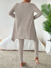 Chloe | Stilvolles 3-teiliges Set aus geripptem Strick
