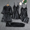 Ivanna | Luxuriöses Satin-Nachtkleid-Set