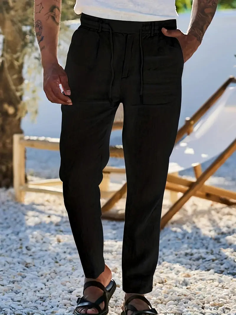 Jacob | modische lockere Leinenhose für den Sommer