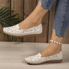 Azal | Blumige perforierte Loafer