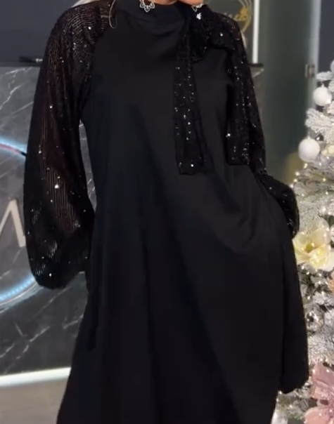 Elinor | Mesh-Paillettenkleid