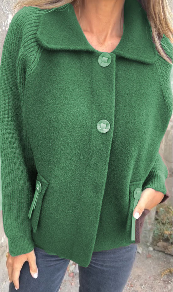 Loretta | Gemütliche Baumwoll-Strickjacke