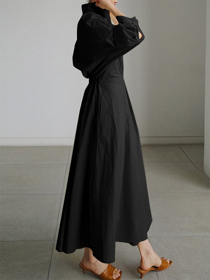 Geneviève| Elegantes Maxikleid mit fließendem Schnitt
