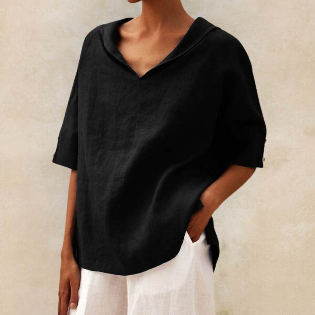 Khiara | Stilvolle VV-Bluse für Damen