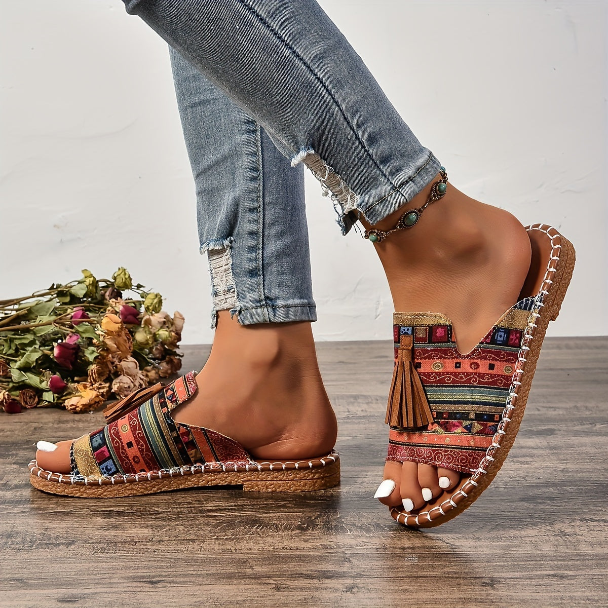 Adriana | Bequeme orthopädische flache Sandalen für Damen