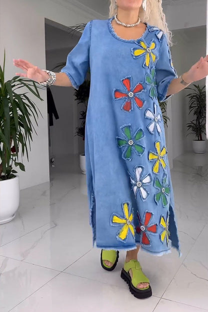 Lauren | Luftiges Kleid mit floralen Mustern