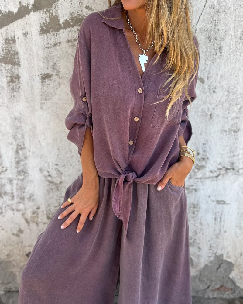 Clara | bequemes Freizeit-Set im Zweiteiler-Stil
