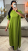 Cassandra | feminines Kleid in Abaya-Style mit kurzen Ärmeln