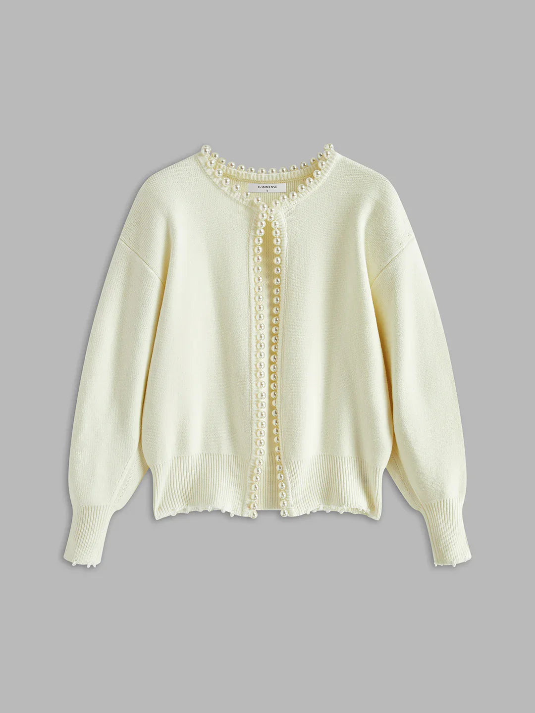 Francesca | Strickjacke für Damen, elegant & mit Perlen