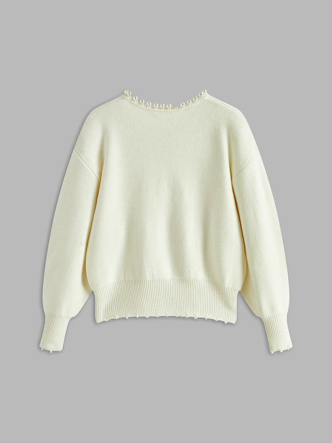Francesca | Strickjacke für Damen, elegant & mit Perlen