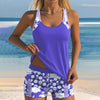 Sky | modisches Tankini-Set mit bedrucktem Boxer