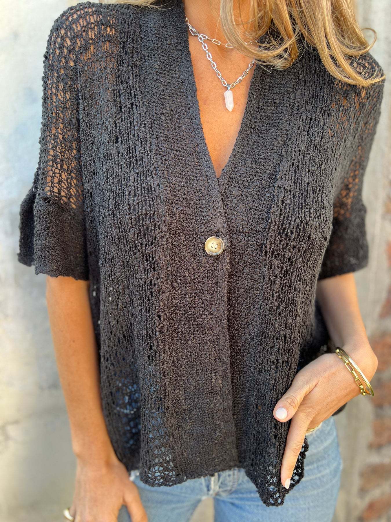 Jesse | stylischer, luftiger Strickcardigan für entspannte Tage