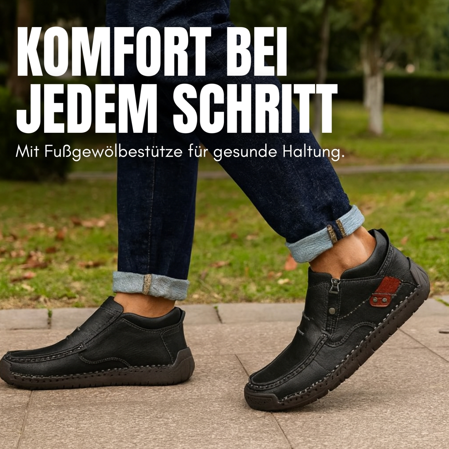 Kevin | Premium-Orthopädische Stiefel für Herren, komfortabel & stilvoll