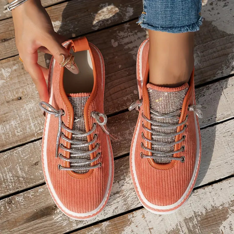 Kira™ | Sportlich-elegante Damensneakers - Orange / 36