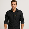 Aljur | Slim-Fit-Jeanshemd