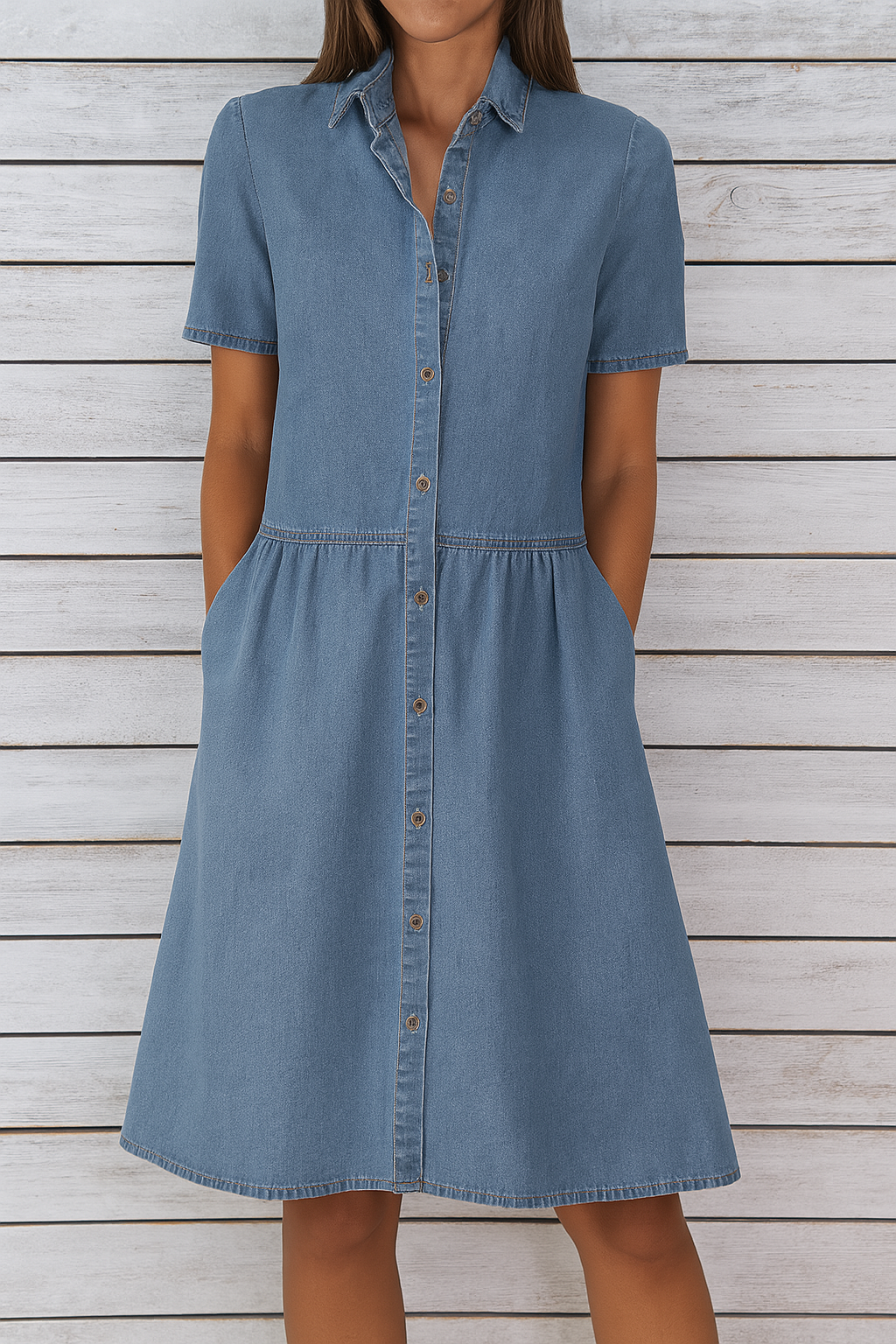 Cecelia | feminines Jeanskleid, zeitlos und stilvoll.