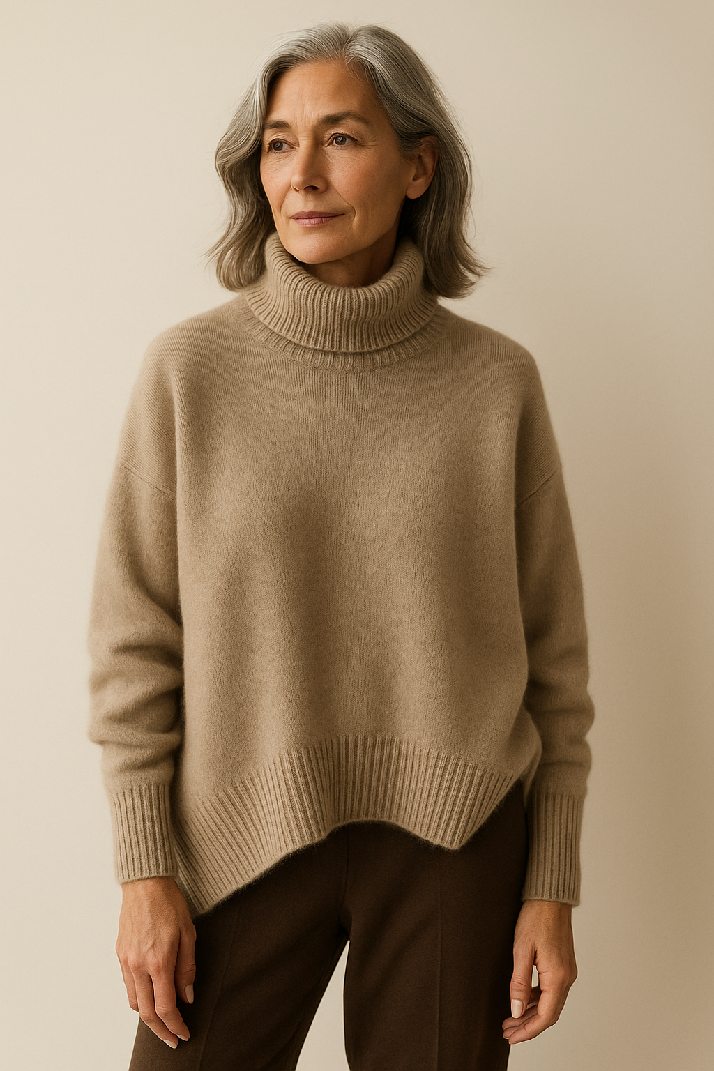 Marilena | Weichen Rollkragenpullover
