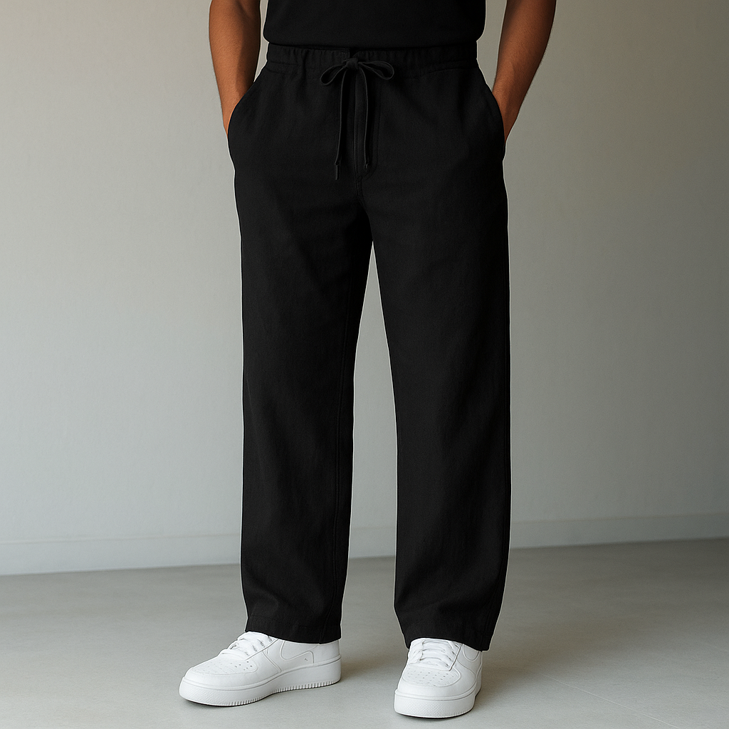 Aeryll | bequeme Leinenhose mit lockerem Schnitt