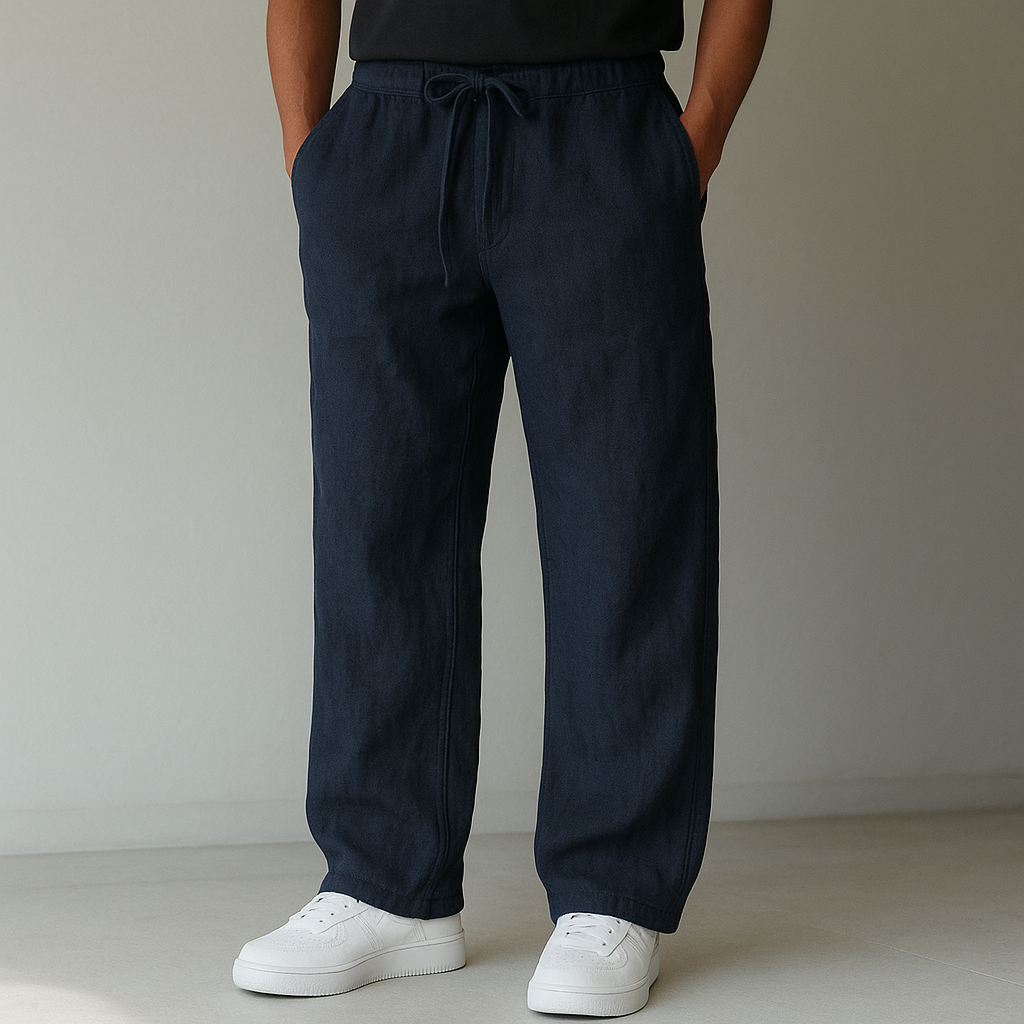 Aeryll | bequeme Leinenhose mit lockerem Schnitt