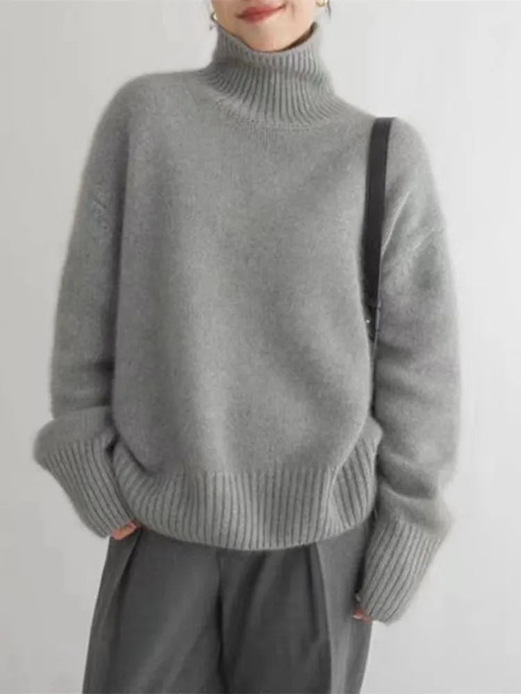 Isabe | Rollkragenpullover mit weichem Sitz