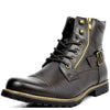 Jaxon | Braune Kampfstiefel für Männer