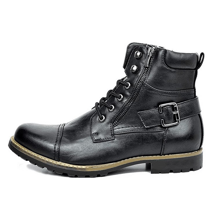 Jaxon | Braune Kampfstiefel für Männer