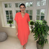 Fien | Einfaches Kleid mit V-Ausschnitt