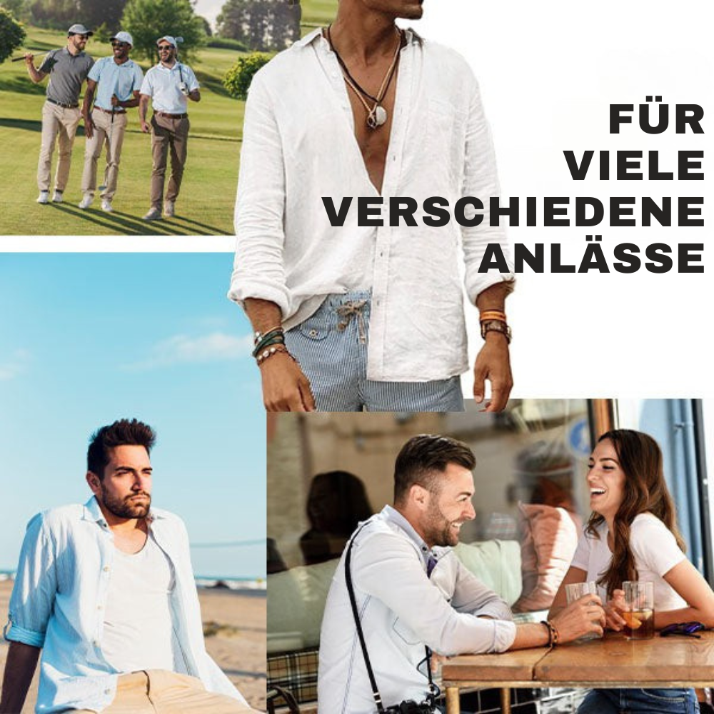 Vidal | Lässiges leichtes Herrenhemd für den Alltag