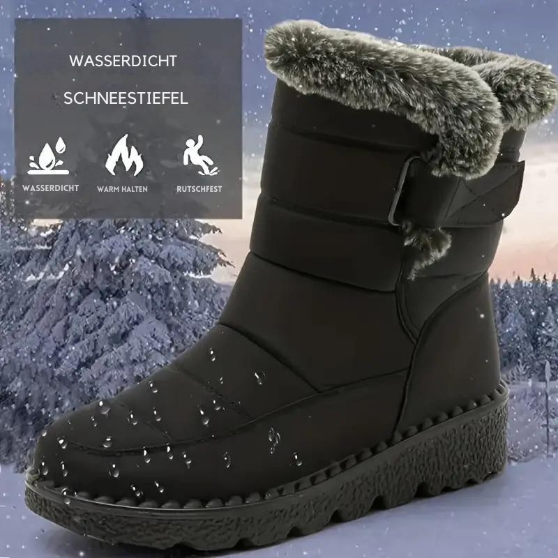 Willa | Winterstiefel aus Leder für Damen, warm & robust