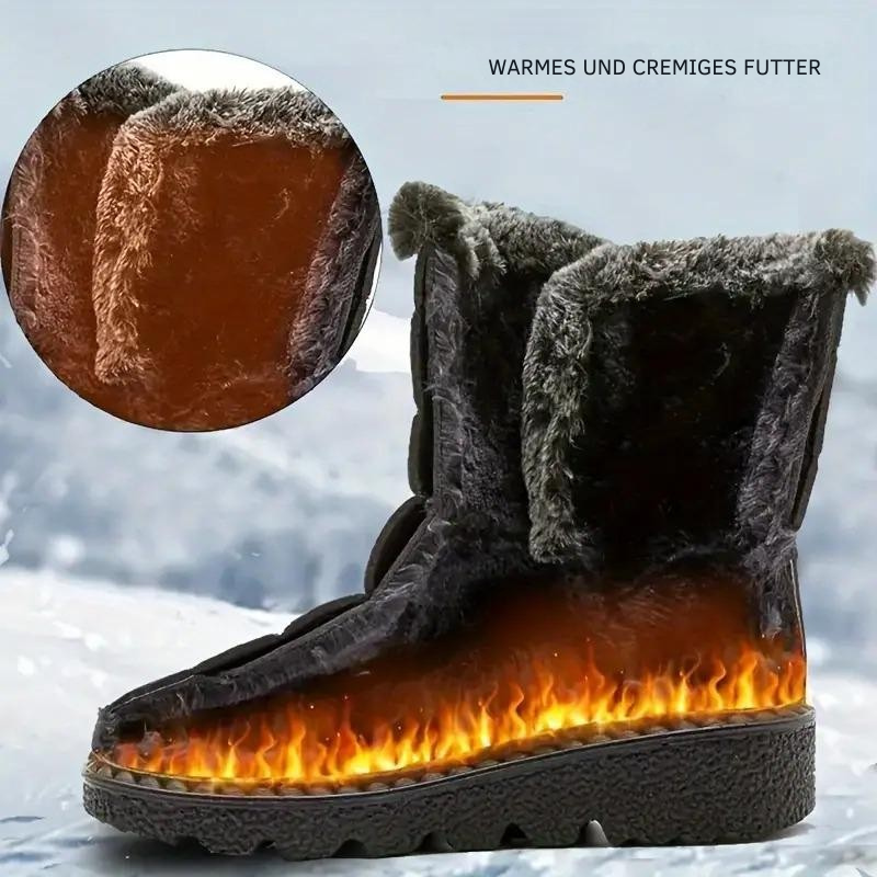 Willa | Winterstiefel aus Leder für Damen, warm & robust